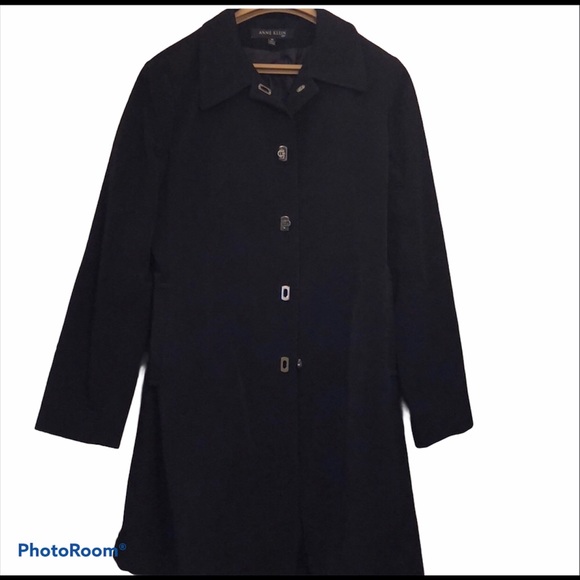 Anne Klein Jackets & Blazers - Women’s black rain coat